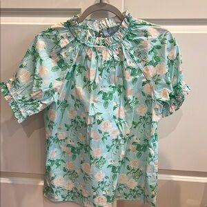 Hill HouseFloral Top, XS, like new
